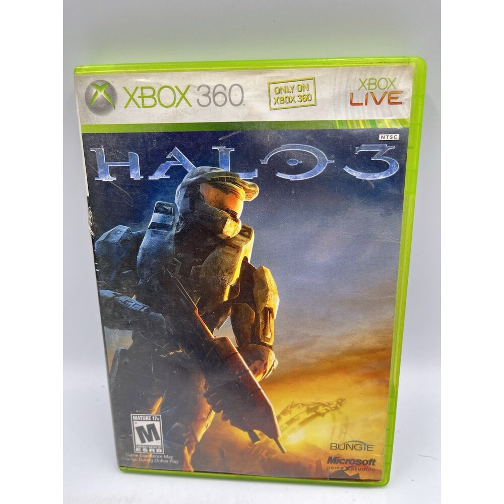 Halo 3 Microsoft Xbox 360 Complete W/Manual Rated M Multiplayer